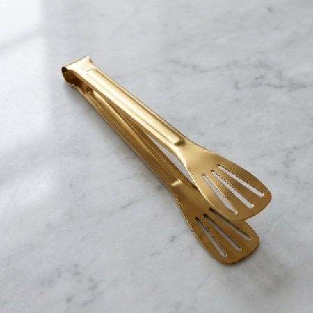 ملاقط مطبخ متعددة الاستخدامات ستانلس ستيل ذهبي